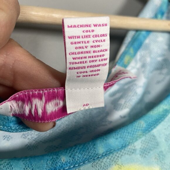 Leoma Lovegrove Happy Place Women’s M Hooded Cover Up Vented Sleeveless Beach - Picture 11 of 13